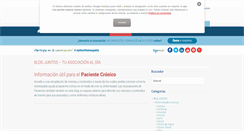 Desktop Screenshot of enfermedadescronicasyhomeopatia.com